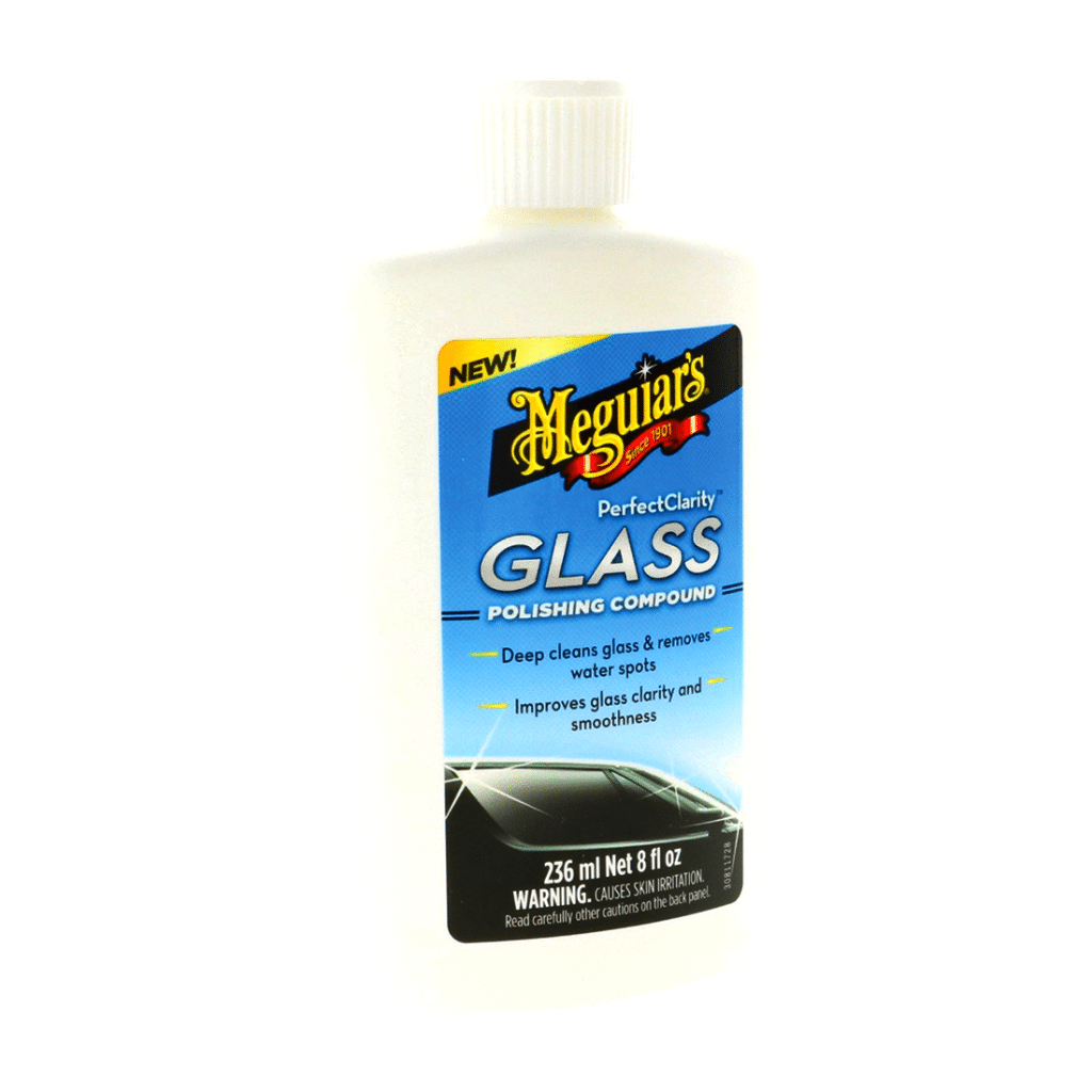 Perfect clarity glass polishing compound