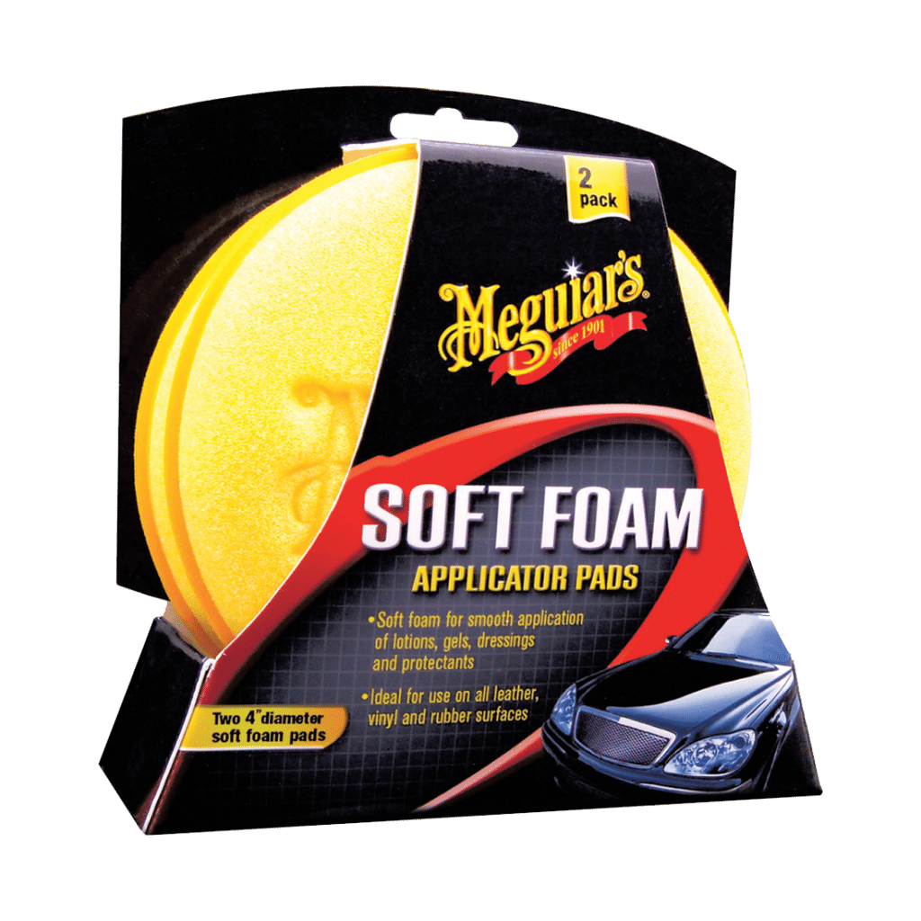 Soft foam applicator pads